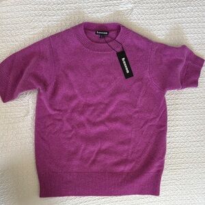 Hasson Purple Knit Sweater